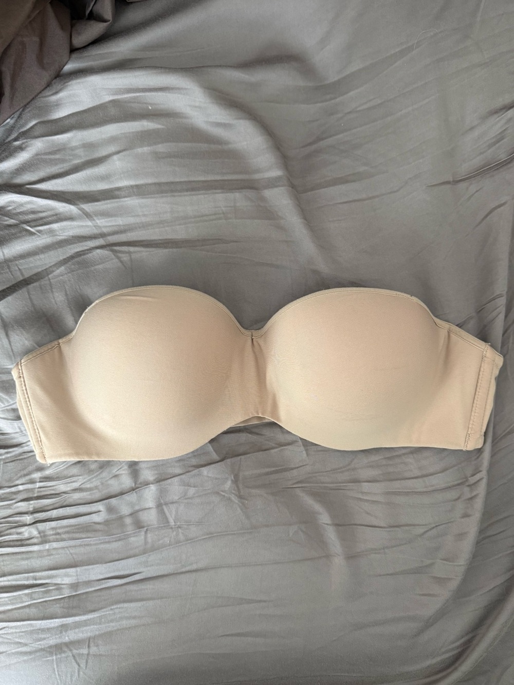 Strapless Nude Seamless Bandeau Bra size 36 b